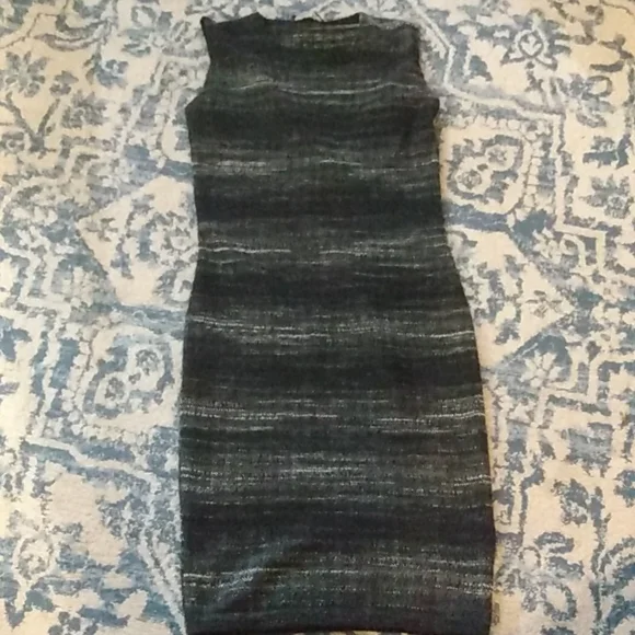 D. Exterior Dresses | D. Exterior Space Dye Knit Wool Blend Sweater Tank Dress M | Color: Black/Gray | Size: M | Rmkboutique's Closet